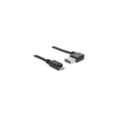 EASY-USB 2.0 Kabel, USB-A Stecker 90° to Micro-USB Stecker