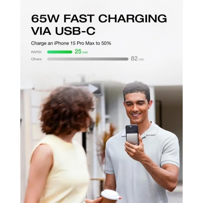 EcoFlow Charge Powerbank - Magnetic RAPID 10000mAh Silver — image 3
