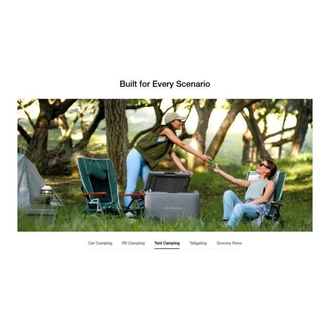EcoFlow Portable Solar Fridge - GLACIER 55L - (UK) not including battery — image 10