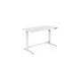 Electrically height-adjustable desk with USB charging station and drawer DA-90406