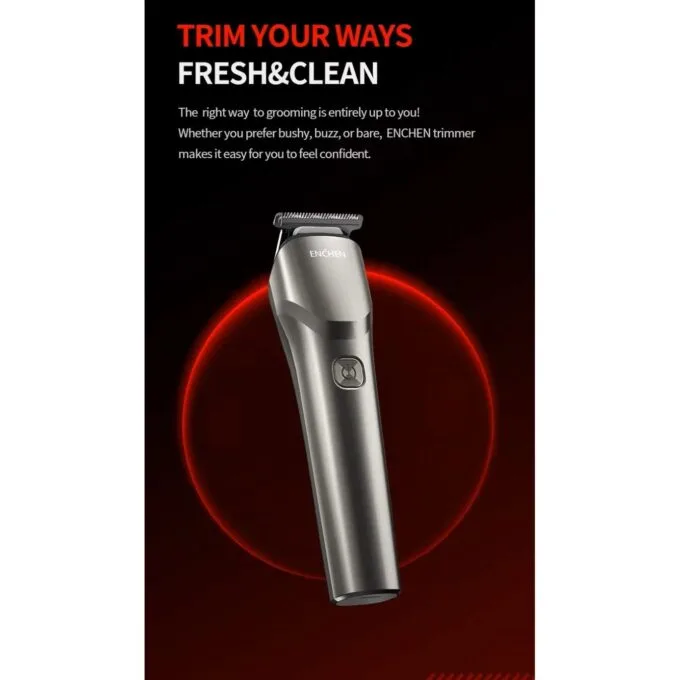 Enchen Body Hair Trimmer - BEARDO 2 - USB-C 1200mAh — image 4