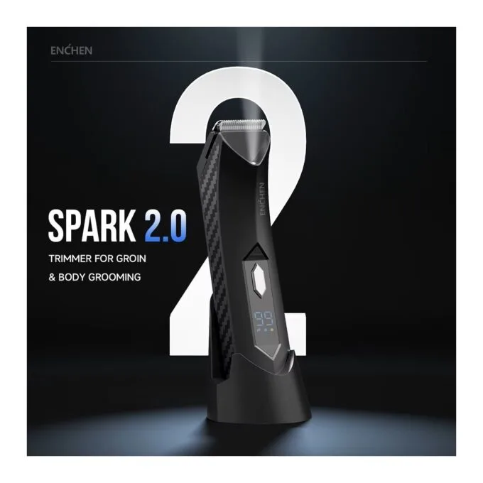Enchen Body Hair Trimmer - SPARK 2 - USB-C 600mAh — image 2