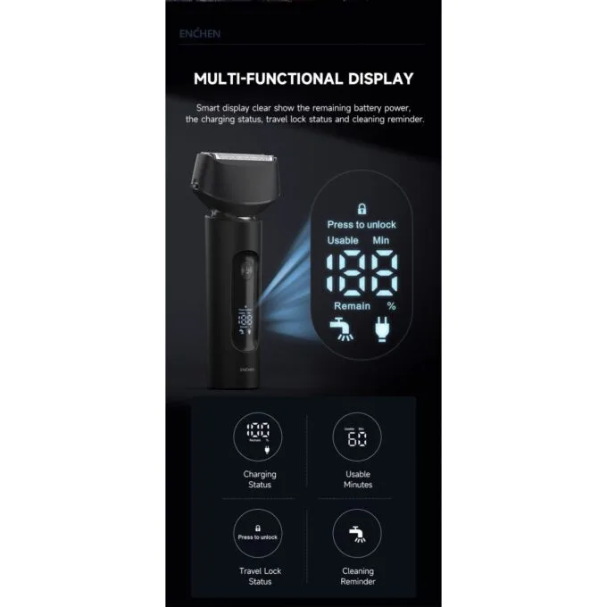 Enchen Foil Shaver - MS001 - USB-C 600mAh — image 10