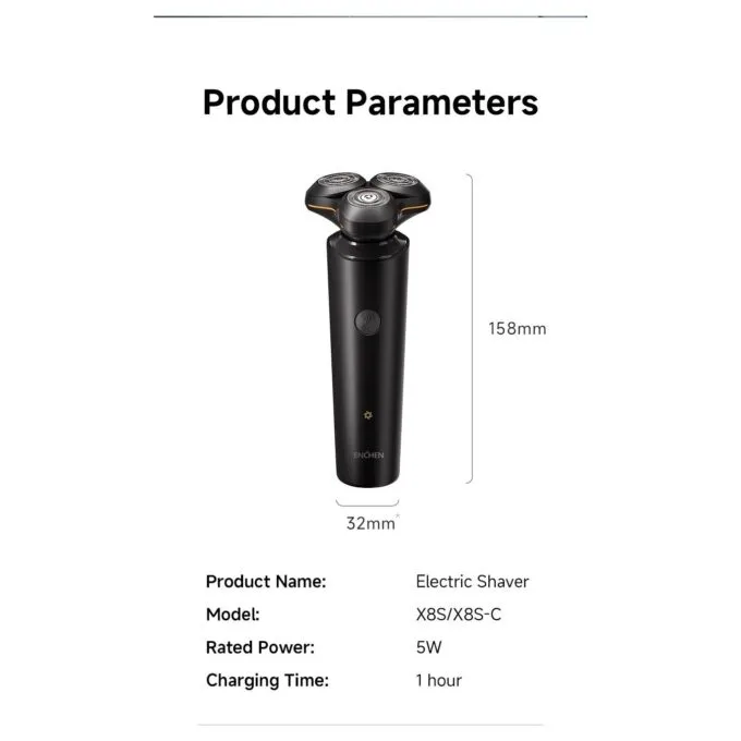 Enchen Shaver - X8S-C - 5-in-1 Grooming Kit USB-C 600mAh — image 12