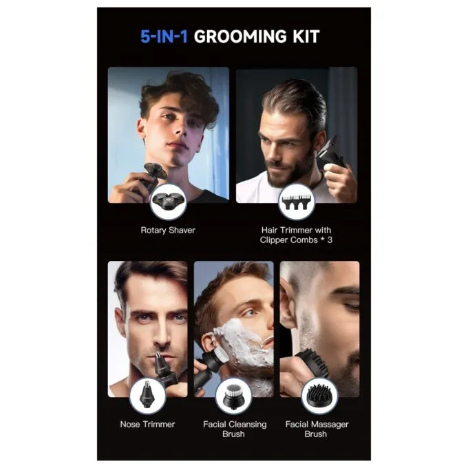 Enchen Shaver - X8S-C - 5-in-1 Grooming Kit USB-C 600mAh — image 10