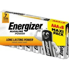 Energizer Alkaline Power AAA Batteries - 8pcs