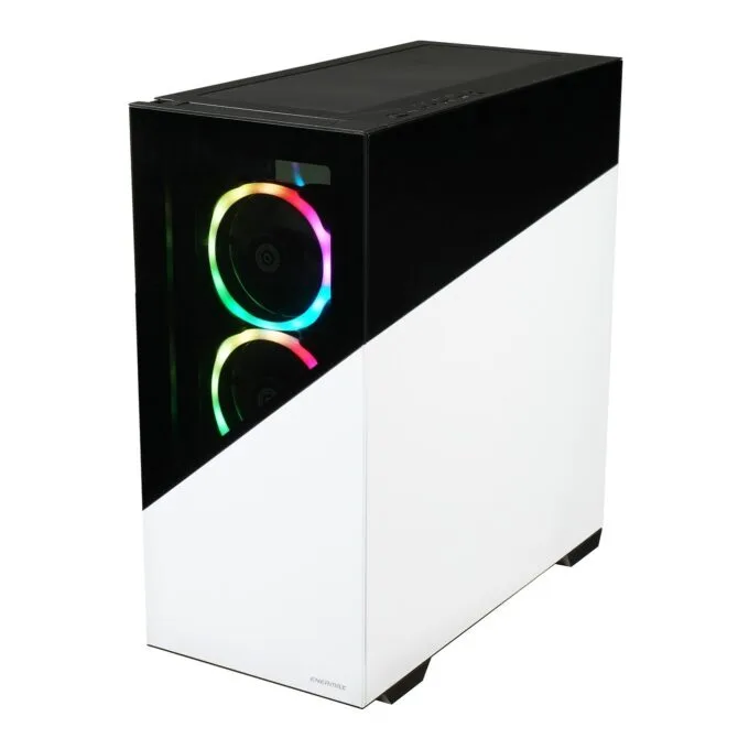 Enermax ENERMAXK8 ARGB Midi Case - ENERMAXK8 - Snow White/Black, ARGB, Mid Tower — image 2