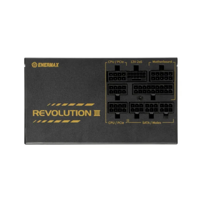 Enermax Revolution 3 650W ATX 3.1 PSU - 80 PLUS Gold, Fully-Modular, 12VHPWR — image 4