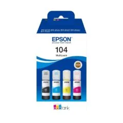 Epson 104 EcoTank Ink - C13T00P640 - 4-pack (BKMCY) up to 7,500 pages