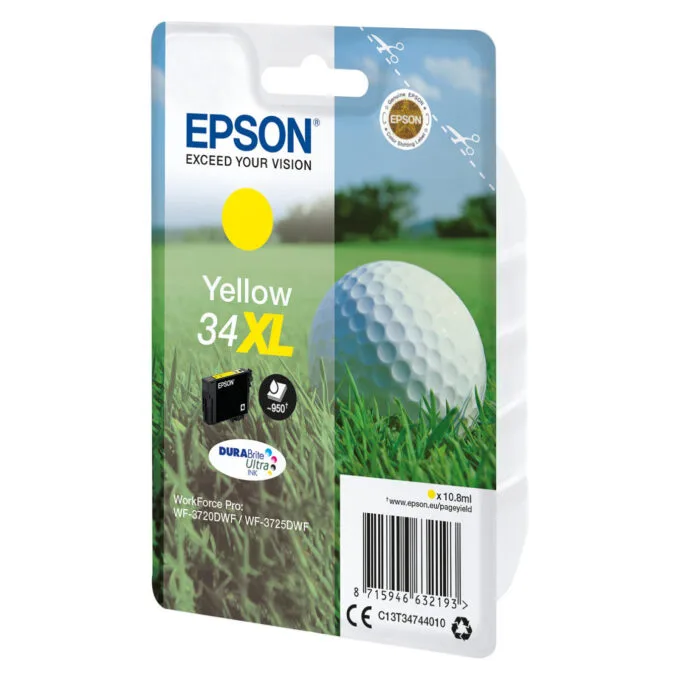 Epson 34XL - XL - Gelb - Original - Tintenpatrone — image 2
