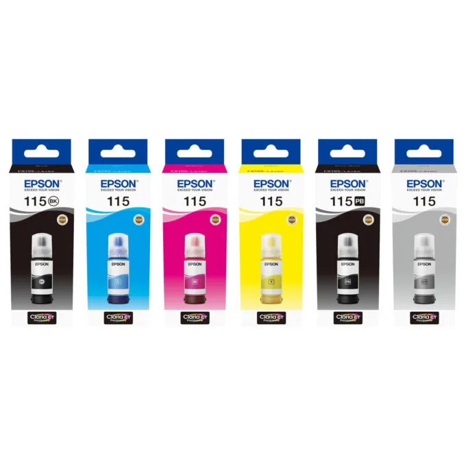 Epson EcoTank 115 - 70 ml - Photo schwarz - original - Nachflltinte - fr Epson L8160. L8180. EcoTank L8160 — image 2