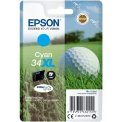 Epson Golf ball Singlepack Cyan - 34XL - DURABrite Ultra Ink