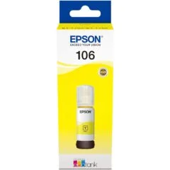 Epson Ink - 1LB 106 EcoTank Yellow ink bottle