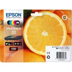 Epson Ink 33 5-pack - T3337 - Black + Color