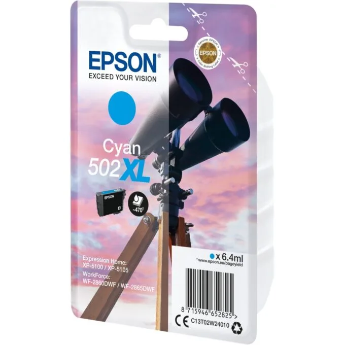 Epson Ink - 502XL - Cyan 1LB Singlepack — image 2