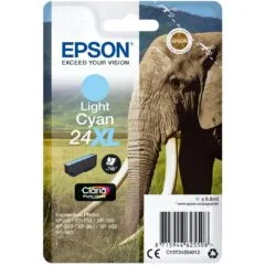 Epson Ink Cartridge - Light Cyan 5LB 24XL - High Capacity 9.8ml 740 pages - 1-pack blister without alarm
