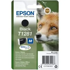 Epson Ink - T1281 - Black, Up to 170 pages