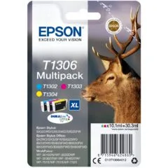 Epson Ink T1306 3-pack (MCY) - C13T13064012 - 3-pack