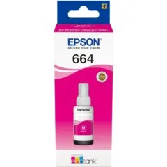 Epson Ink - T6643 - Magenta Bottle Eco Tank Refill Ink 70ml