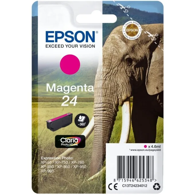 Epson magenta - C13T24234012 - magenta — image 1