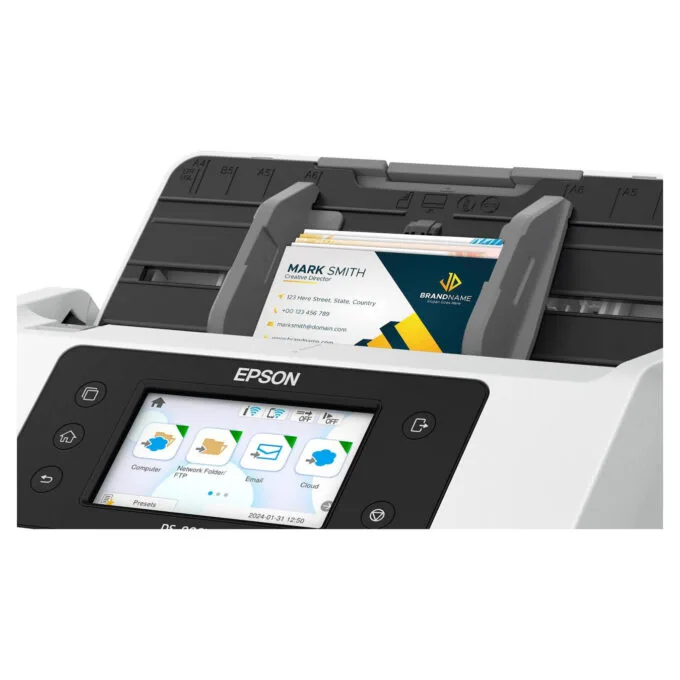 EPSON Scanner A4 network and Wifi autonome compatible with Open Platform 50ppm 100ipm feeder 100 sheets — image 2