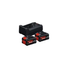 EXPERT Starter-Set 2x EXBA 18V-55 + Dual-Voltage-Ladegerät GAL 12V 18V-80