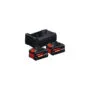 EXPERT Starter-Set 2x EXBA 18V-55 + Dual-Voltage-Ladegerät GAL 12V 18V-80