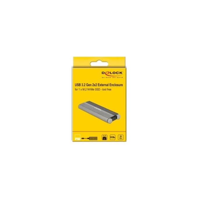 External enclosure - M.2 PCIe with USB 3.2 Gen 2x2 USB-C - drive enclosure — image 5