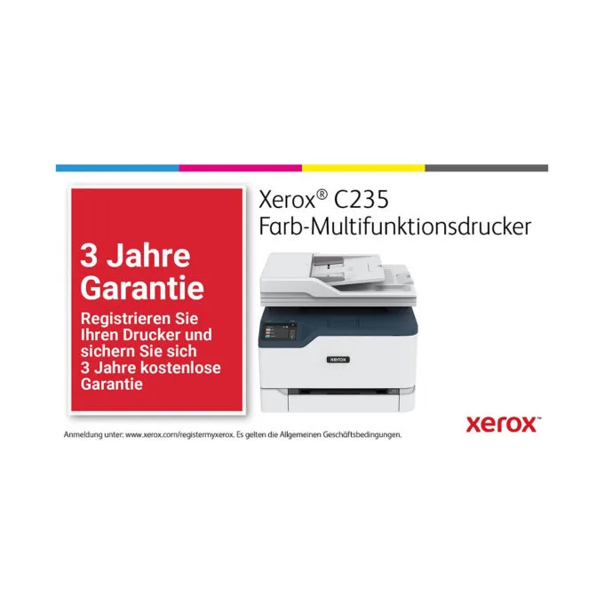 FL Xerox C235 Farblaserdrucker 4in1 A4 22 S. Min. LAN WLAN ADF Duplex — image 12