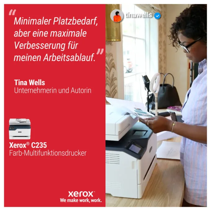 FL Xerox C235 Farblaserdrucker 4in1 A4 22 S. Min. LAN WLAN ADF Duplex — image 6