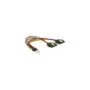 Floppy connector to 2x SATA 15Pin socket, Y-cable