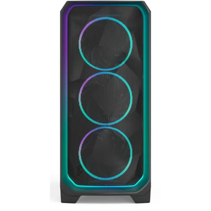 Fractal Design Meshify 3 Ambience Pro RGB Black TG Light Tint Mid-Tower E-ATX USB-C — image 2