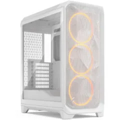 Fractal Design Meshify 3 - White - Tempered Glass, RGB, E-ATX/ATX Support, Front USB-C