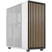 Fractal Design North Chalk White Mid-Tower PC Case - Mesh, 2x140mm Fans