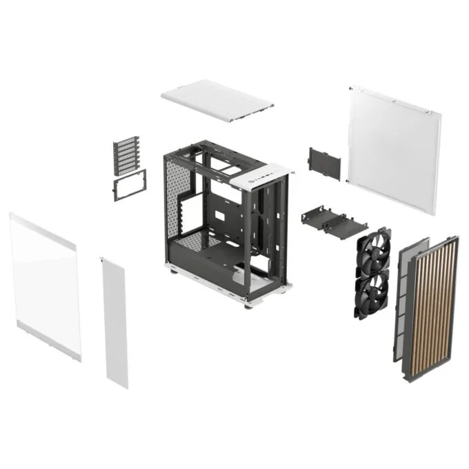Fractal Design North Chalk White - Tempered Glass Mid-Tower PC Case — image 7