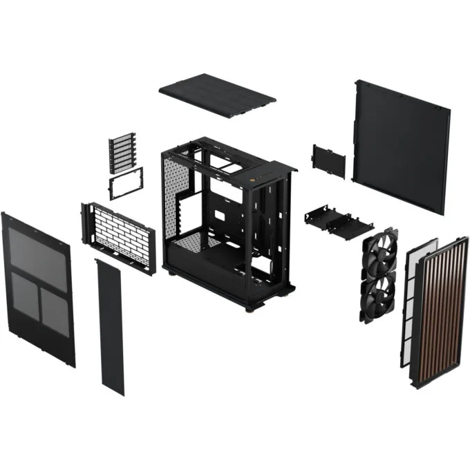 Fractal Design North Mid-Tower Case - Charcoal Black Mesh - ATX/mATX/Mini-ITX USB-C — image 19