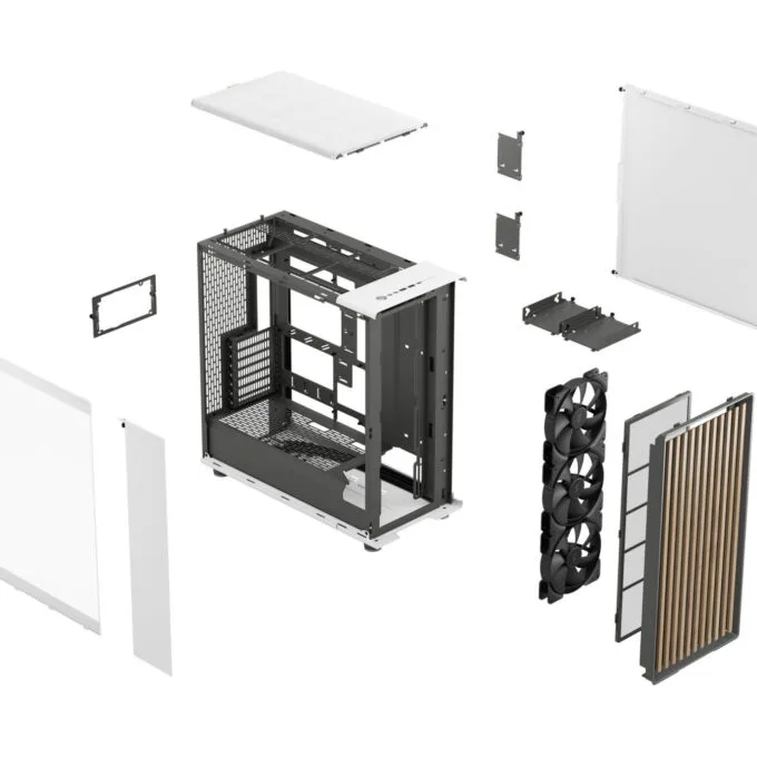 Fractal Design North XL RC Chalk White TG ATX/E-ATX USB-C 413mm GPU — image 7