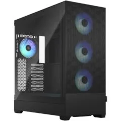 Fractal Design Pop XL Air RGB Black TG - E-ATX Full Tower Case - FD-C-POR1X-06