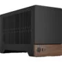 Fractal Design Terra Graphite - Mini-ITX SFF Case (Graphite, Aluminum & Walnut) - USB-C, SFX/SFX-L, GPU 322mm