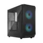 Fractal Focus 2 RGB TG Clear Tint - Black - Mid Tower PC Case with Tempered Glass & RGB