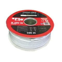 FTE Coaxial Cable - K290W - RG6 100m