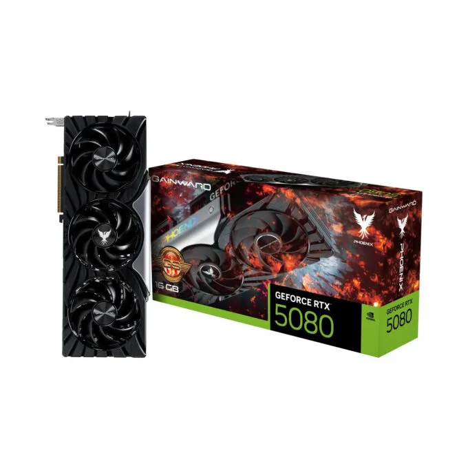 Gainward GeForce RTX 5080 Phoenix GS - 16GB GDDR7 - PCIe 5.0, Triple-Fan — image 3