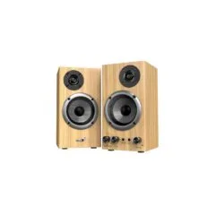Genius 2.0 PC Speakers with BT 20W RMS Pine Wood - SP-HF520BT - 2.0 PC Speakers with BT 20W RMS Pine Wood
