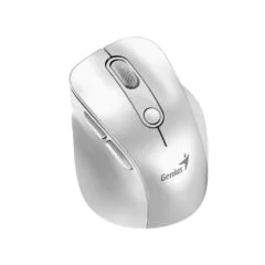 Genius Ergo 9000S Pro 31030039400 Wireless+BT Rechargeable Mini RGB Ergo Mouse White