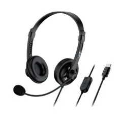 Genius HS-230U USB-C Headset with Mic Inline Control Soft Ear Cups