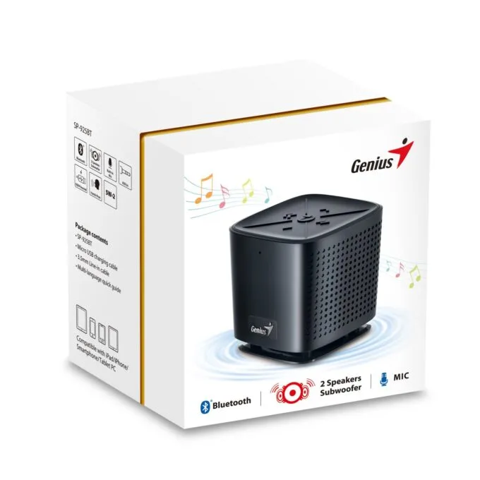 Genius Mobile Speaker Portable BT 10W - SP-925BT - Black — image 8