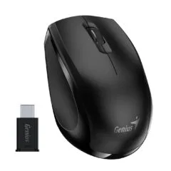Genius NX-8006S Wireless Silent Mouse USB-C Receiver Black