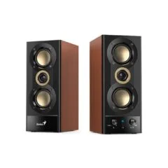 Genius PC Speakers - SP-HF800BT - 2.0 PC Speakers 20W RMS USB & BT Wood