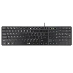 Genius SlimStar 126 Wired Silent Keyboard - 109 Keys USB