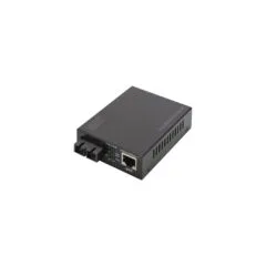 Gigabit PoE Medienkonverter, RJ45 SC, SM, PSE
